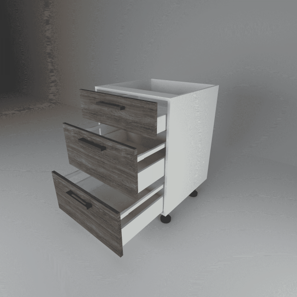 3 Drawers Unit