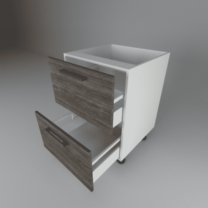 2 Drawers Unit